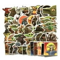 thumbnail image 6 of 50 Pieces Mandalorian Baby Yoda Vinyl Stickers for Car Laptop Luggage Suitcase Bicycle Book Refrigerator Window Pencil Case Cartoon Water Bottle PVC Sticker, 6 of 8