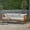 Light Gray+Teak, variant on Harper & Bright Designs Acacia Wood Outdoor 3 Seater Couch, Patio Sofa with Deep Seat, Outdoor Daybed with Cushions for Garden, Light Gray+Teak