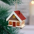 thumbnail image 2 of Christmas Decorations-Christmas Village Sets LED Lighted Christmas Village with Figurines Christmas Village Collection Indoor Room Collectible Buildings, 2 of 4