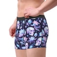 thumbnail image 2 of Kdxio Men's Boxer Briefs with Skull crystal flower Print - Comfortable and Breathable Underwear for Everyday Wear, 2 of 5