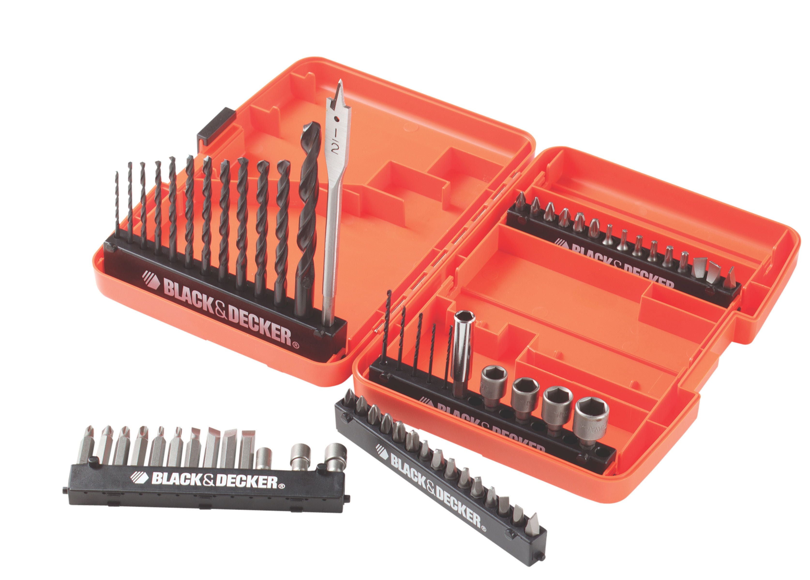BLACK+DECKER Ensemble de Percage et de Vissage - 66 pièces