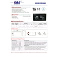 thumbnail image 3 of 2 (Pack) 12v 8ah SLA Rechargeable Battery for BB Battery SH7.2-12, SH 7.2-12 T MK ES7-12, 3 of 6