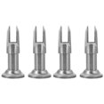 thumbnail image 3 of MasteelfCA 4pcs Public Restroom Partition Fittings Stainless Steel Toilet Partition Parts, 3 of 8