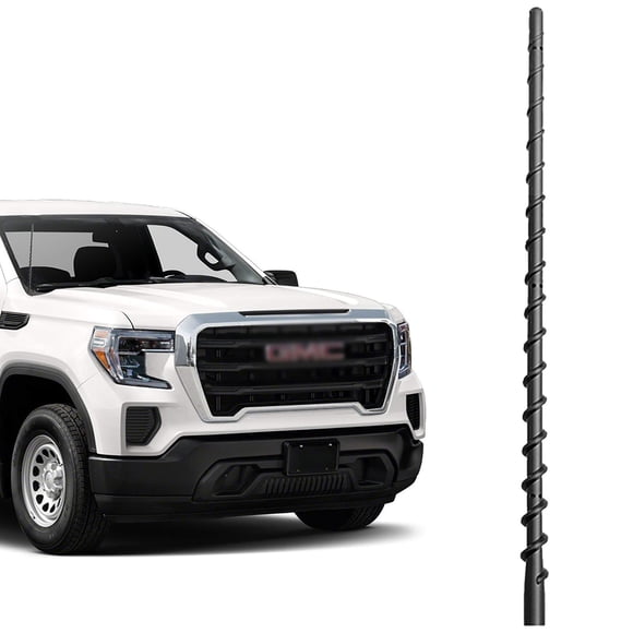 Antena VOFONO de goma flexible en espiral de 13 cm para Chevrolet Silverado 1500 2500 3500 (2007-2025) y GMC Sierra (2009-2025)