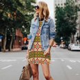 thumbnail image 4 of Daiia Aztec Print Women's Dresses 2025 Trendy Short sleeve Dresses Casual Baggy Flowy Maxi Sun Dresses, 4 of 7