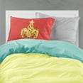 thumbnail image 2 of Christmas Fleur de lis Tree with lights Fabric Standard Pillowcase, 2 of 2