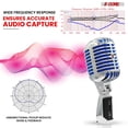 thumbnail image 5 of 5Core Vintage Microphone Classic Dynamic Professional XLR Studio Retro Style Mic BLUE, 5 of 12