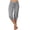 Gray, variant on Women's Lightweight Capri Joggers, Summer Casual Athletic Yoga Pants with Drawstring and Pockets, Cropped Trousers for Workout, Gym, and Everyday Comfort-Black