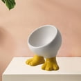 thumbnail image 3 of Caja de estatua de almacenamiento de llaves, artesanía de decoración de escultura de cerámica, de accesorios, figurita de comida, escritorio en blanco Macarena Estatua de Key Stroage, 3 of 7