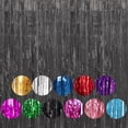 thumbnail image 1 of Ensemble de 1 Pce Rideau à Franges en Feuille d'Aluminium Doré de 6,5 Pi Toile de Fond Photo Rubans Décorations pour Fête d'Anniversaire Rubans Fête Ensemble de 1 Pce Rubans en Feuille d'Aluminium Doré de 6,5 Pi Décorations de Fête Rideau à Franges, 1 of 9