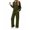 Army Green, variant on Solid Two-piece set Women Fashion Long Sleeve Zipper Sweater Pullover Tie up Pocket Wide Leg Pant Suit Loose Casual Sport Sets