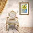 thumbnail image 3 of Krinlox 23x32 Gold Ornate Wood Framed with Double Matting Museum Art Print Titled - Sunflowers, 3 of 4