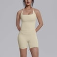 thumbnail image 5 of Uobin Women 2 Pieces Yoga Set High Waist Shorts For Running Fitness Gym Breathable Sweat Wicking Sportswear Activewear Exercise Performance Slim Fit Control Workout, 5 of 5