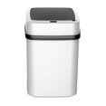 thumbnail image 1 of Plastic Sensor Trash Can with Cover Battery Powered Garbage Bin for Living Room Home, 1 of 5