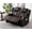 Brown, variant on ROOMARK Massage Loveseat Power Recliner Sofa with Cup Holders & Storage Pockets, Wall Hugger Reclining Loveseat for Living Room, RV, Home Theater, Brown (Leathaire, Loveseat)