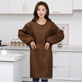 thumbnail image 5 of Unisex Kitchen Apron with Long Sleeves - Waterproof, Big Pockets, Adjustable Strap, Cooking/Baking/BBQ Apron, 5 of 5