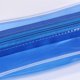 thumbnail image 5 of EeaseMX Bolsa de maquillaje de PVC de 3 piezas, transparente, impermeable, organizador de viaje, portátil, para casa, viaje, color azul, 5 of 7