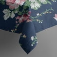 thumbnail image 5 of Pioneer Flower Floral Print Pattern Rectangle Tablecloth 60"x120",Waterproof Polyester Rectangle Table Cloth, Wipeable Spillproof Polyester Tablecloth for Dining, Camping, Indoor and Outdoor, 5 of 6