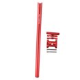 thumbnail image 1 of de sillín de bicicleta de aleación de aluminio, accesorios ajustables, equilibrio de varilla de tubo de bicicleta Rojo 339x600mm kusrkot Tija de sillín de bicicleta, 1 of 7