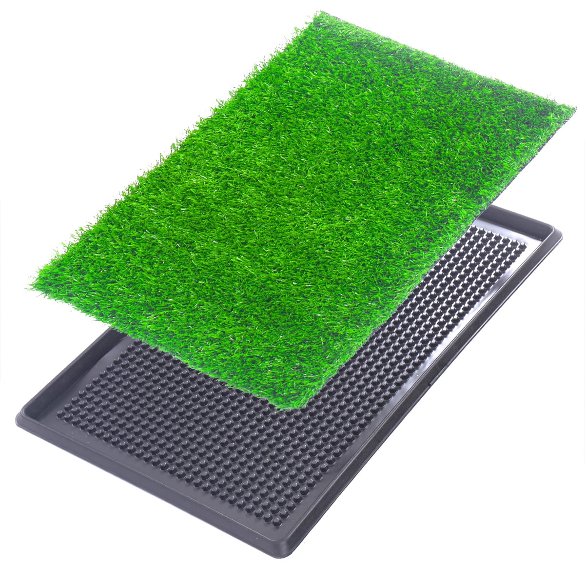 Lowestbest 25"x20" Artificial Grass for Dogs Potty Training Area Patio Lawn Decoration Lowestbest 25"x20" Artificial Grass for Dogs Potty Training Area Patio Lawn Decoration