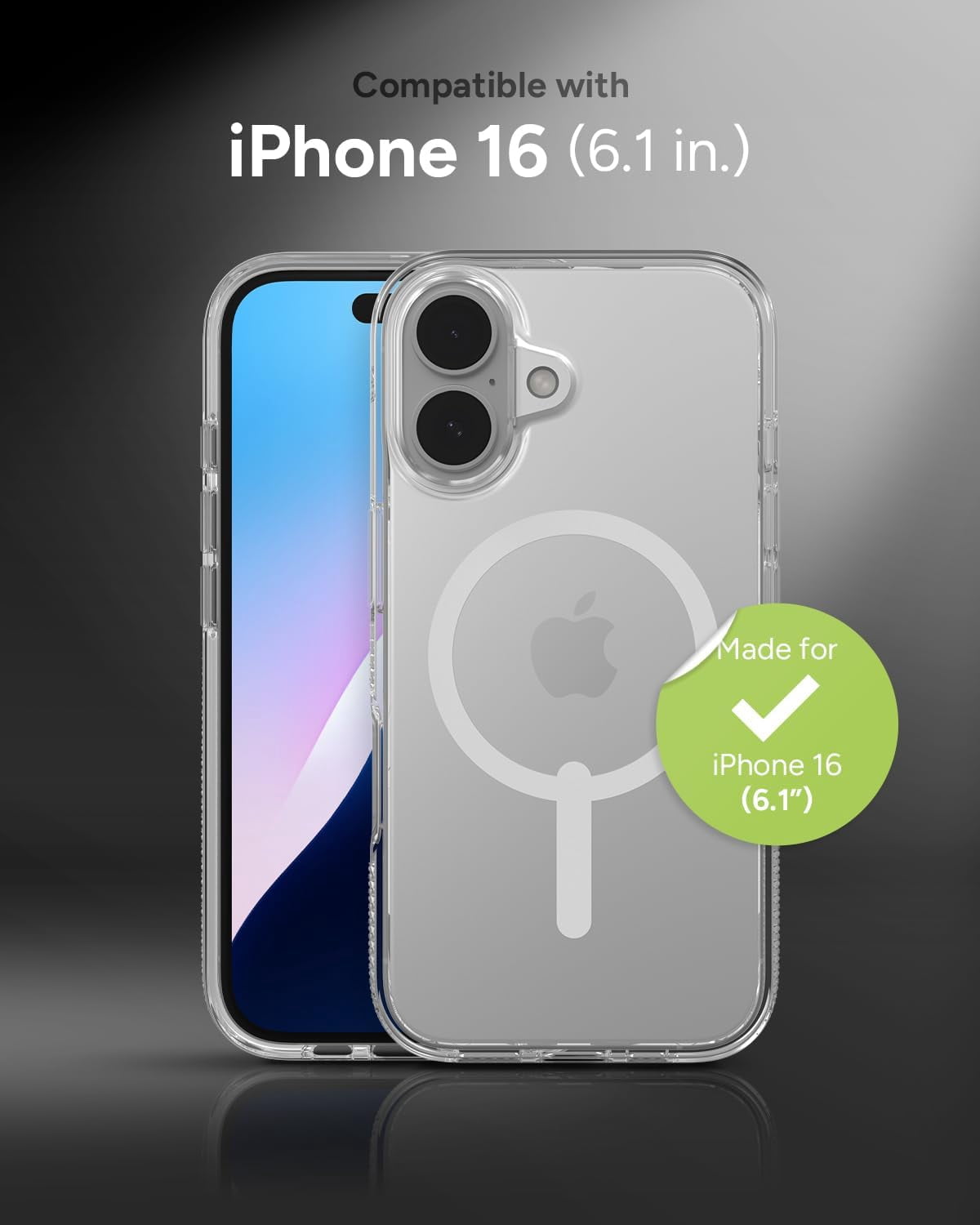 ZAGG Crystal Palace Snap Case for iPhone 16 Clear