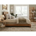 thumbnail image 4 of Madison Queen Low Profile Platform Bed with Matching Footboard in Light Toffee, 4 of 10