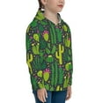 thumbnail image 3 of Pofeuu Cactus 1 Print Kids Pullover Hoodies Warm Thick Hooded Sweatshirt with Packet for Boys Girls-Small, 3 of 6