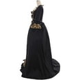 thumbnail image 4 of Women's Queen Marie Antoinette Rococo Ball Gown Gothic Victorian Dress Black, 4 of 7