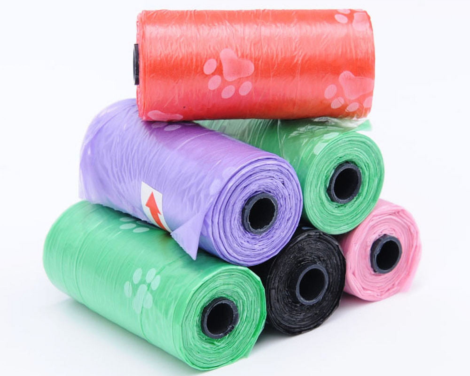 Pet Supplies 750PCS Dog Poop Bags for Waste Refuse Cleanup,Doggy 50 Roll Replacements for Outdoor Puppy Walking and Travel, Leak Proof and Tear Resistant, Thick Plastic(10.2"*12.6",Multicolor)