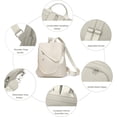 thumbnail image 3 of Sunyuer ‌Versatile Multi-Way Leather Backpack - Stylish, Durable & Perfect for Travel, Work and Daily Use, 3 of 7