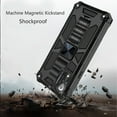 thumbnail image 5 of Compatible for Wiko Ride 3 Case Hybrid Shock Protection with Magnetic Mount - Black, 5 of 6