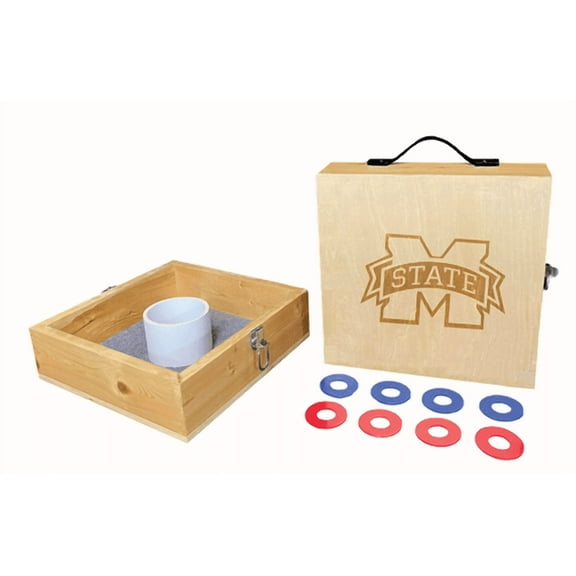 Mississippi State University Engraved Square Washer Toss Set