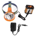 thumbnail image 1 of IWMango Miner Headlight Super Bright Adjustable Angle LED Headlamp with 6400mAh Lithium Battery US Plug 100V‑240V, 1 of 17