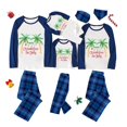 thumbnail image 1 of Pijamas familiares navideños a juego, conjuntos de pijamas verdes de Julio de 2023, 1 of 4