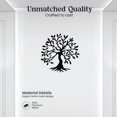 thumbnail image 4 of Swift Beacon Timeless Tree of Life Metal Wall Art - Elegant Textured Black Finsihed with Solid Metal Body, Ideal Wall Decor for Living Room, Bedroom, Office and Playroom, 4 of 7