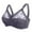 Blue, variant on Women Ultra Thin Sheer Lace Wireless Bra No Underwire Breathable Mesh Push Up Adjustable Straps Transparent Lingeries Beige 38