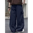 thumbnail image 5 of SJLDQY Boys Cargo Pants Elastic Waist Straight leg Baggy Pants Casual Streetwear Loose Trousers with Pockets, 5 of 5