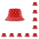 thumbnail image 1 of Minnieouse Cómodo Sombrero De Pescador Negro Para Pescadores - Elegante Y Fácil De Limpiar rojo M（56-58cm） rojo M (56-58 cm) 10Conjunto, 1 of 6