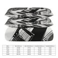 thumbnail image 2 of 3 Pcs Soft Bedding Set, Includes 1 Duvet Cover with Zipper And 2 Pillow,Shams Vintage Guitar With Wings King(102"×90"), 2 of 8