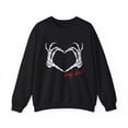 thumbnail image 4 of Skeleton Heart Unisex Heavy Blend™ Crewneck Sweatshirt, 4 of 10