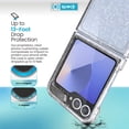 thumbnail image 4 of Funda Speck para Samsung Galaxy Z Flip 6 Transparente con Brillo Dorado, 4 of 6