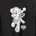 thumbnail image 3 of Paw Patrol - Chase Christmas Bells - Toddler And Youth Crewneck Fleece Sweatshirt, 3 of 6