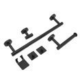 thumbnail image 3 of Towel Bar, Bathroom Towel Holder Matte Black Waterproof  For Showers For Kitchen For Jackets, 3 of 8