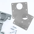 8pcs Hinge Repair Plate Door Hinge Filler Plates Hinge Repair Kit