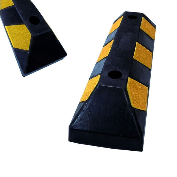 3.75" Height Heavy Duty Rubber Parking Block Curb