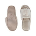 thumbnail image 2 of CTM Girl's Soft Pom Open Toe Slide Slippers, 2 of 5