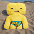 thumbnail image 3 of Creative Gifts Ugly Cute Toys,Funny Ugly Monster, Plush,Collectible ,Funny Ugly Monster Plush Toy(Pinch Monster (Yellow), 3 of 5