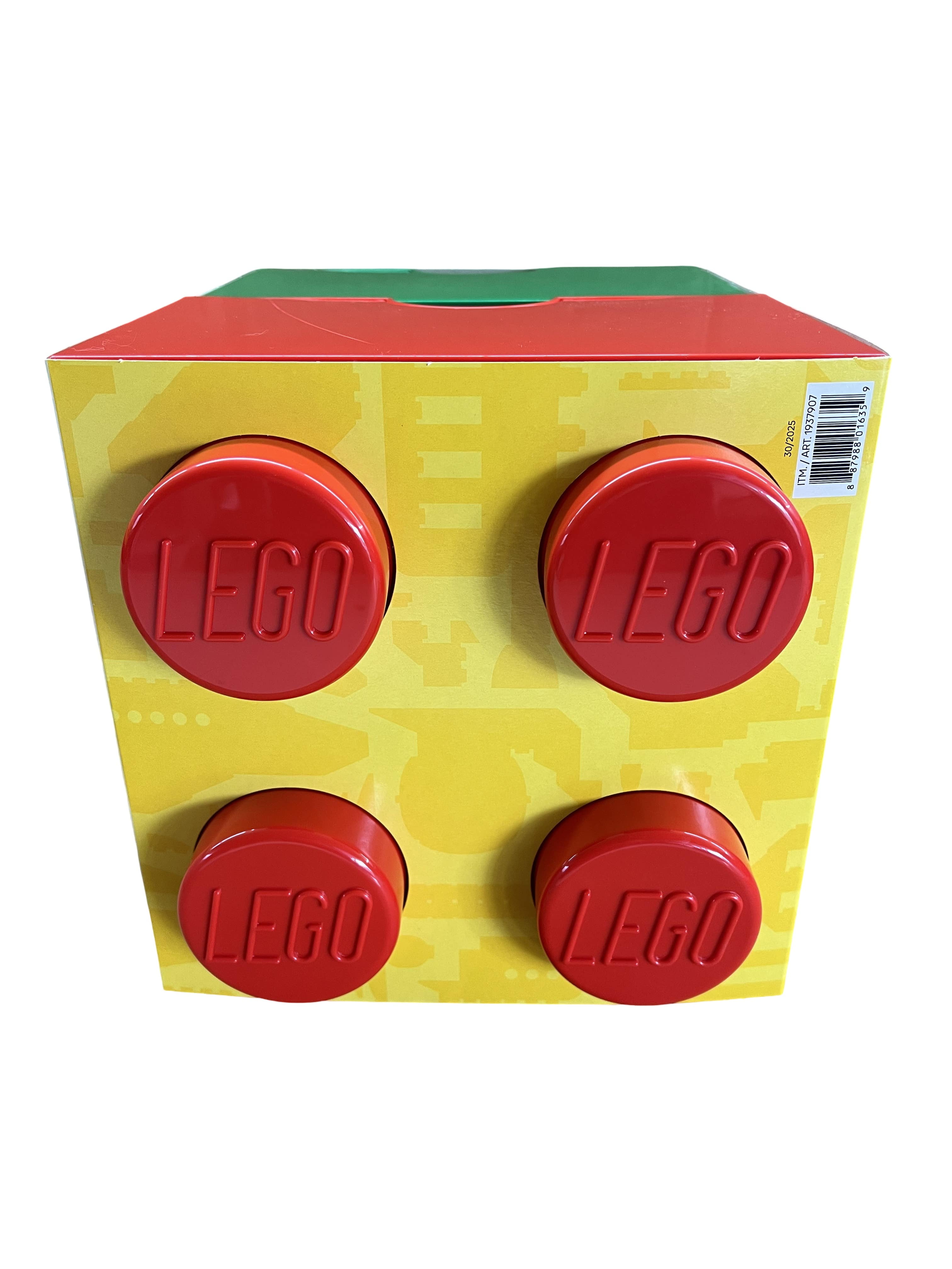 Lego Stackable Storage Bricks With 4 Knobs - 2 Piece Set - Organizer Container