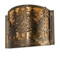 thumbnail image 4 of Meyda 214575 12 in. Wide Tall Pines Wall Sconce, 4 of 5