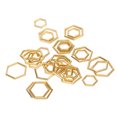 thumbnail image 1 of Marqueurs de Point de Tricot, 30 Pcs Hexagonaux Réutilisables pour Crochet pour Bricolage, 1 of 8